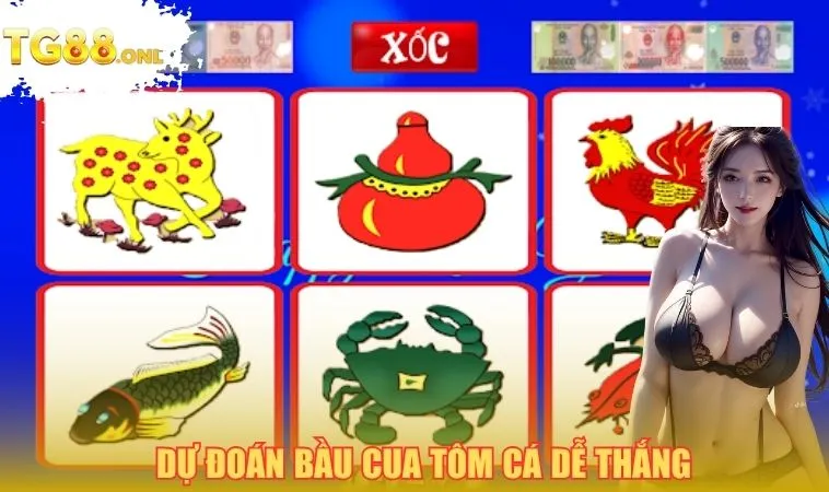 Game Bài TG88 3 Dự đoán Bầu Cua Tôm Cá dễ thắng