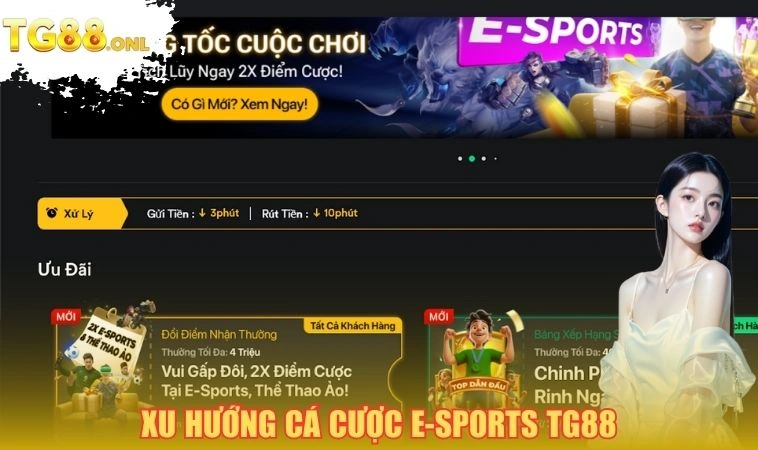 Xu hướng cá cược E-SportsTG88
